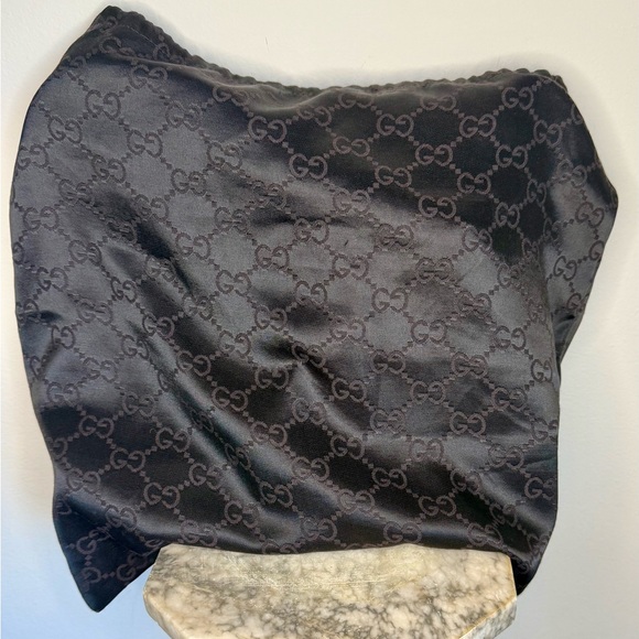 Elegant Black Leather, Suede Gucci Bag - Picture 12 of 12